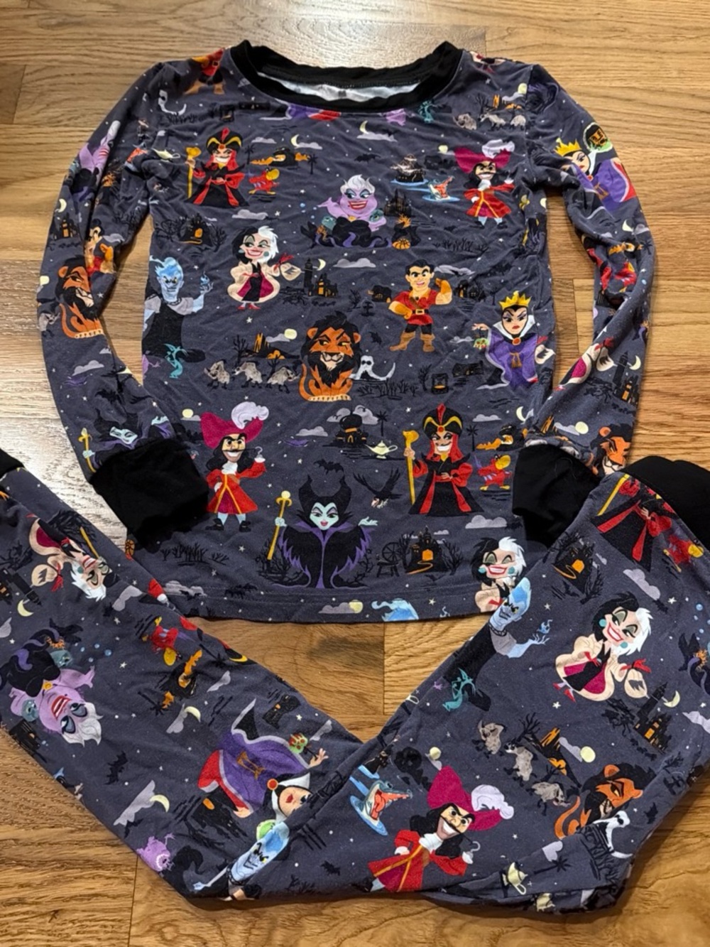 Little Sleepies Disney Villains Pajama Set - Purple & Black